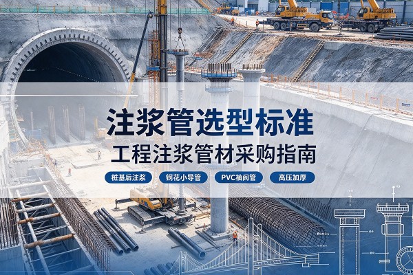 泉州注浆管选型标准