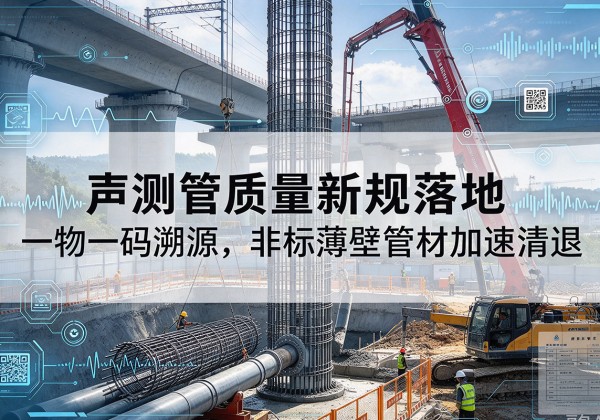 泉州声测管质量新规落地，一物一码溯源，非标薄壁管材加速清退