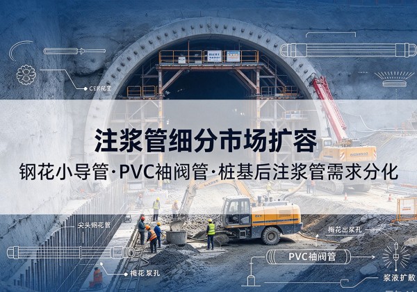 泉州注浆管细分市场扩容，隧道钢花小导管、PVC 袖阀管、桩基后注浆管需求分化